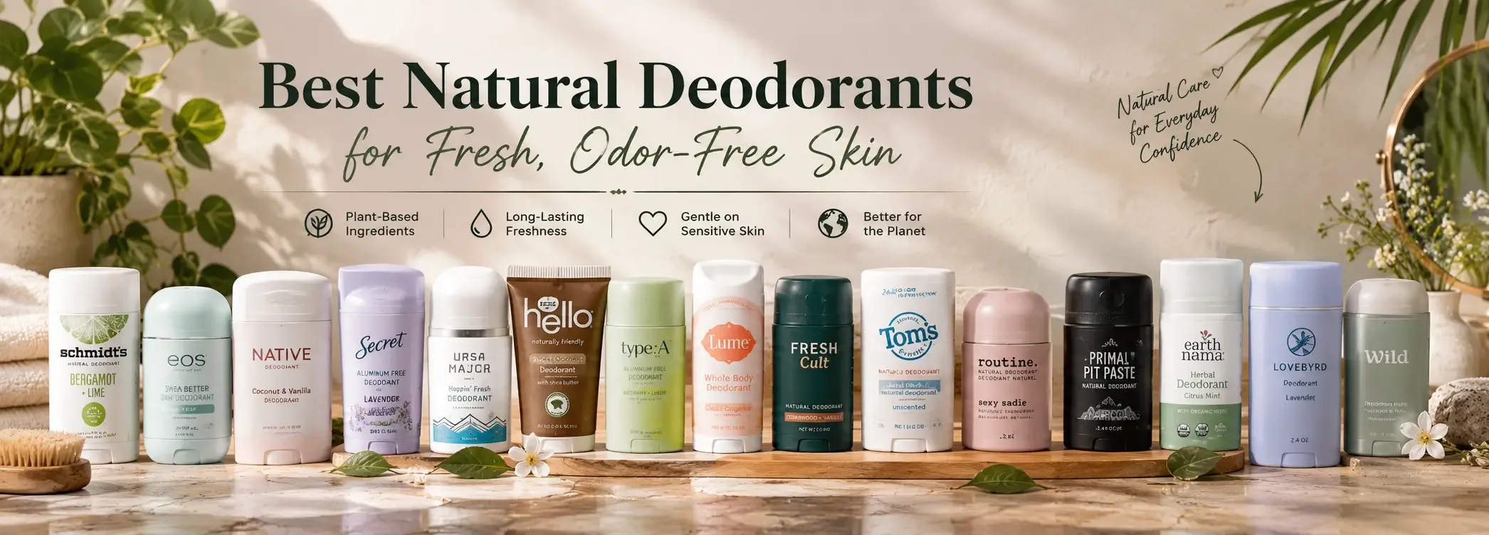 Best Natural Deodorants for Fresh, Odor-Free Skin