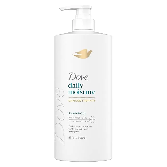 Dove Daily Moisture Shampoo 28 fl oz bottle for dry hair