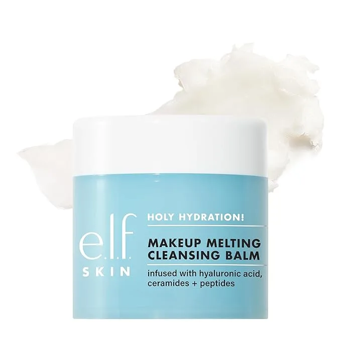 e.l.f. SKIN Holy Hydration! Makeup Melting Cleansing Balm, Face Cleanser & Makeup Remover,
