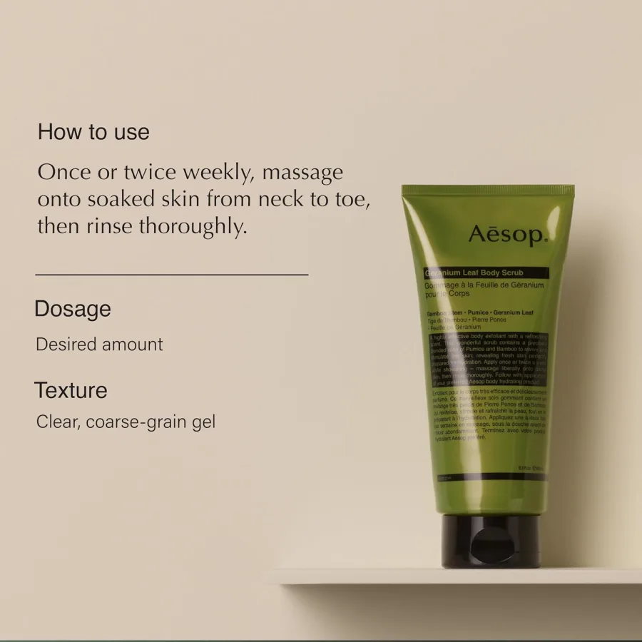Aesop Geranium Leaf Body Scrub — photo 2