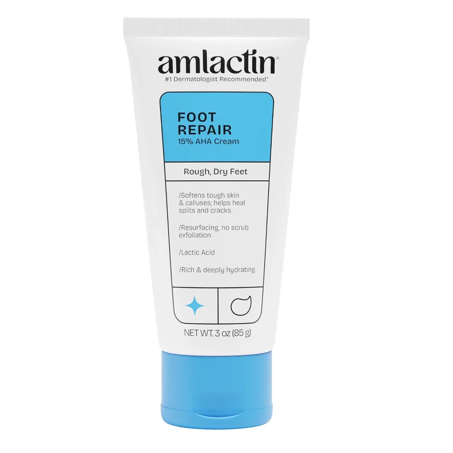 AmLactin Foot Repair Cream 15% lactic acid for cracked heels 3 oz