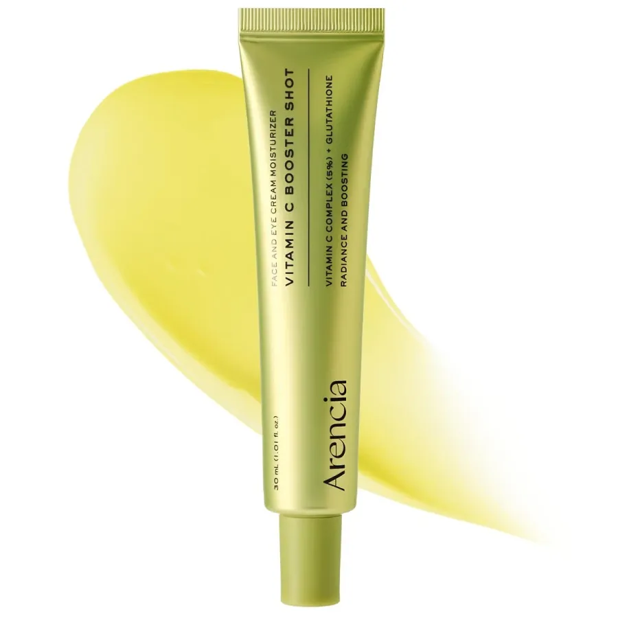 Arencia Vitamin C Booster Shot Serum with Glutathione, Niacinamide and Vitamin E for Dark Spot Care (30ml, 1.01 fl.oz)