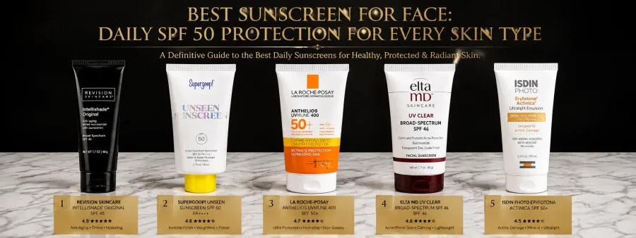 Best Sunscreen for Face: Daily Broad-Spectrum Protection for Every Skin Type