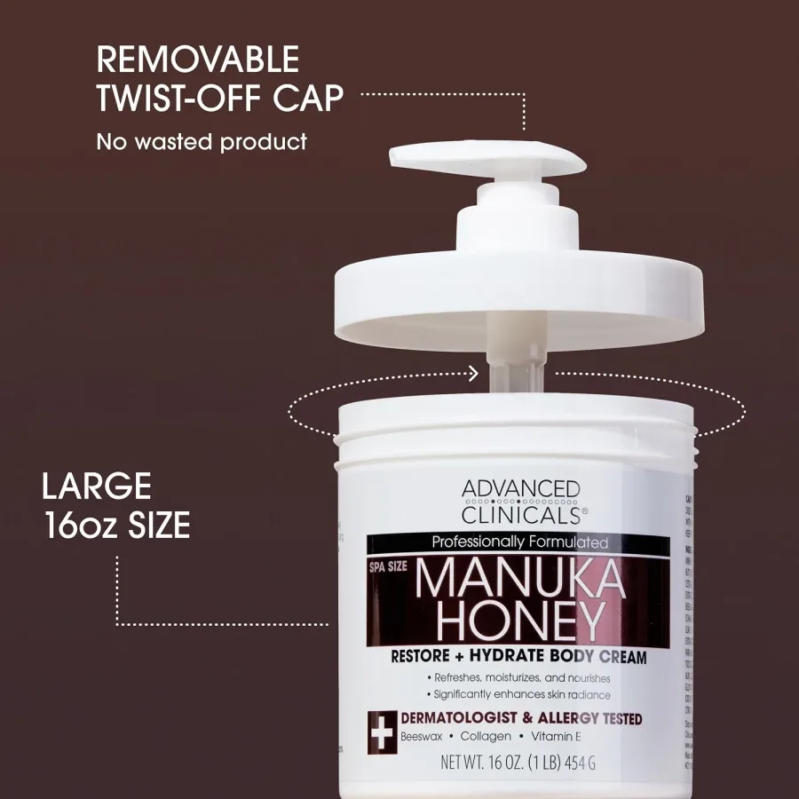 Advanced Clinicals Manuka Honey Body Cream — photo 3