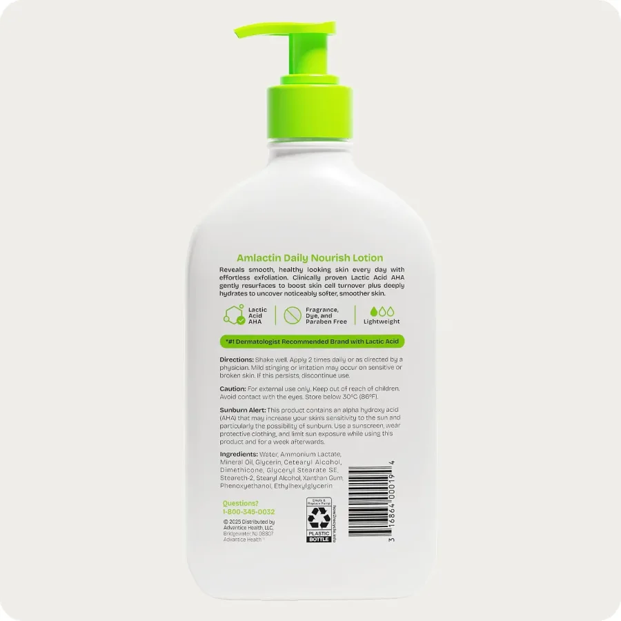 Amlactin Daily Nourish Body Lotion, 12% Lactic Acid — photo 3