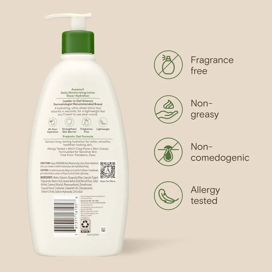Aveeno Daily Moisturizing Body Lotion — photo 3