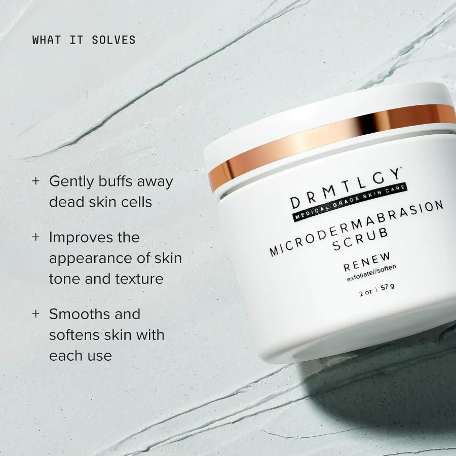 DRMTLGY Microdermabrasion Scrub Gentle Facial Exfoliating Scrub — photo 2