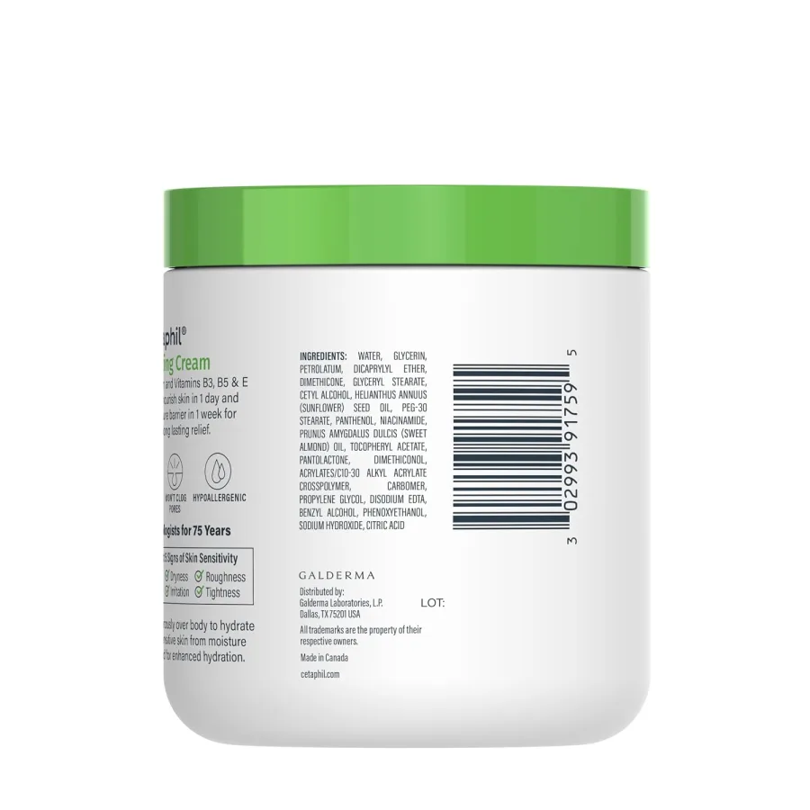 Cetaphil Moisturizing Cream, Face & Body Lotion Dry Sensitive Skin — photo 3
