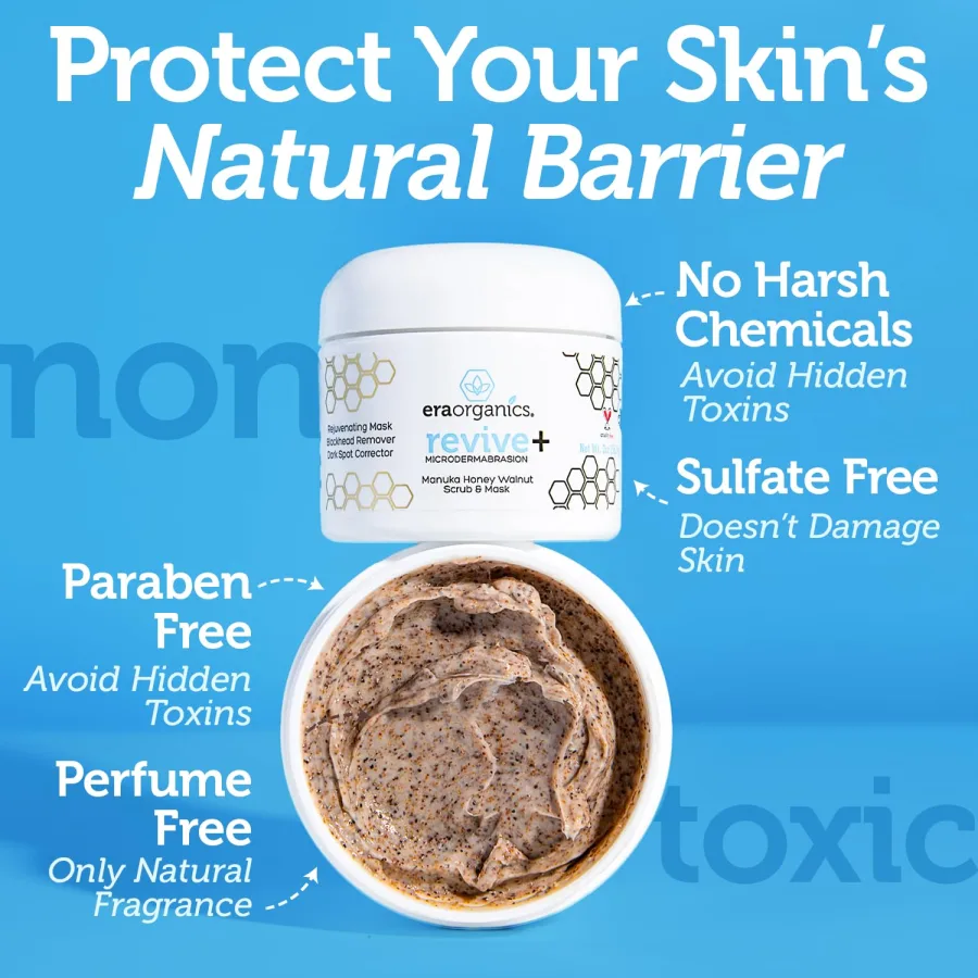 Era Organics Manuka Honey Exfoliating Facial Scrub Microdermabrasion — photo 2