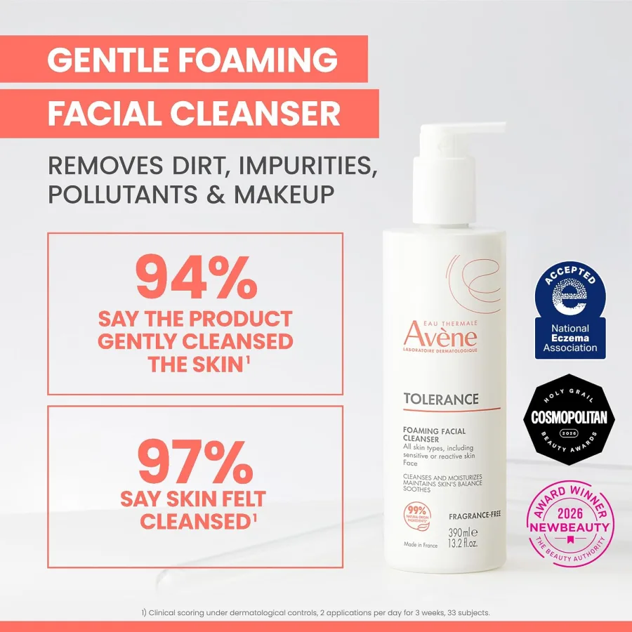 Avène Tolerance Daily Foaming Facial Cleanser — photo 3