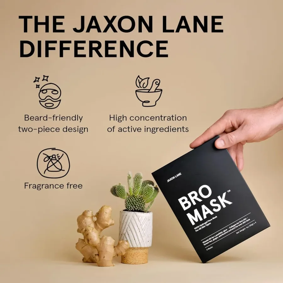 JAXON LANE Bro Mask Korean Hydrogel Face Mask for Men — photo 3