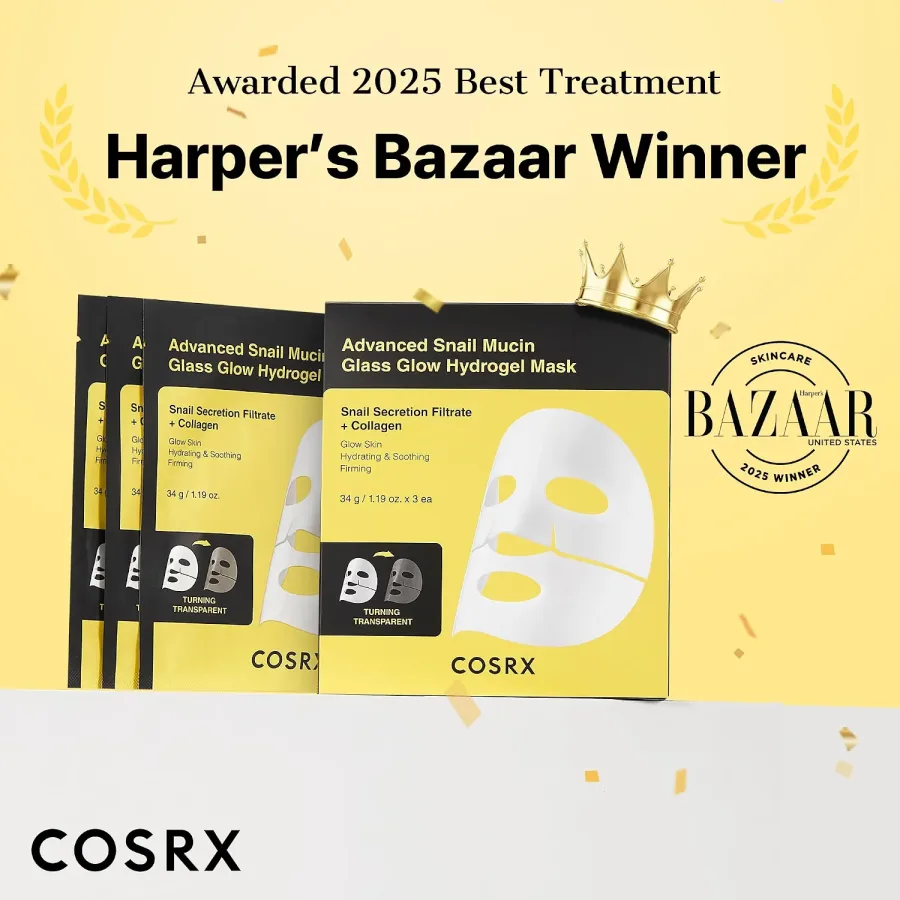 COSRX Advanced Snail Mucin Glass Glow Hydrogel Face Mask — photo 3