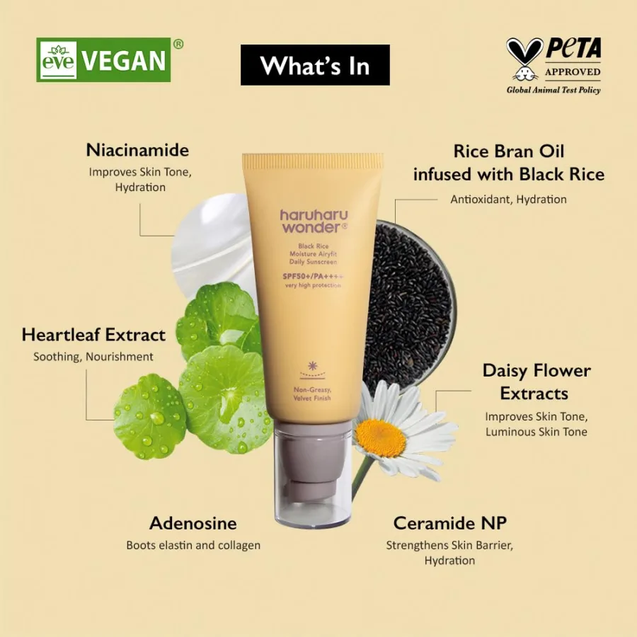 Haruharu Wonder Black Rice Moisture Airyfit Daily Sunscreen — photo 3