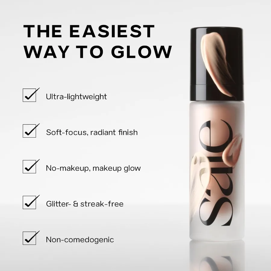Saie Glowy Super Gel Illuminating Face Makeup Primer — photo 2