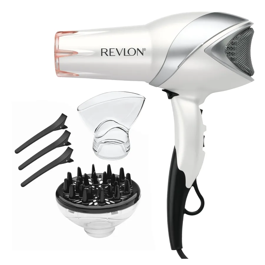 REVLON Infrared Ionic Hair Dryer with Diffuser & Concentrator — photo 3