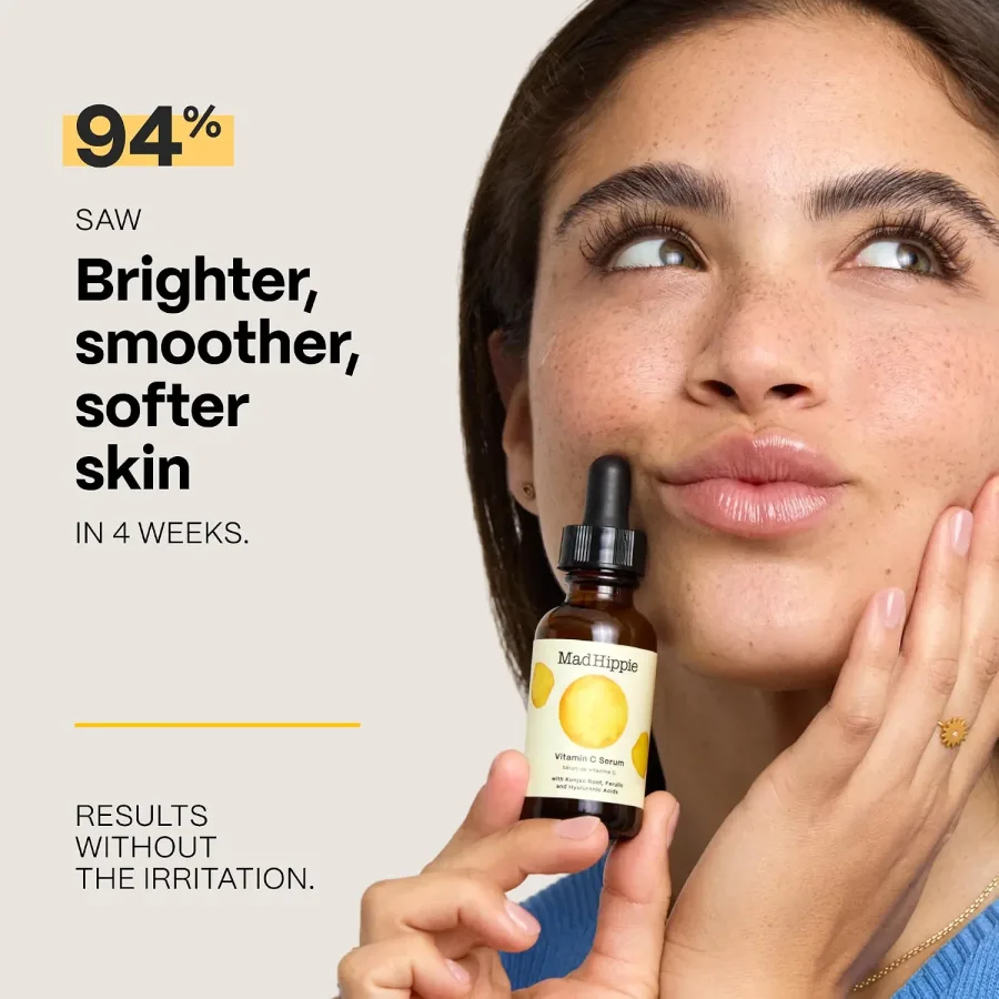 Mad Hippie Vitamin C Serum, Low Irritation, Advanced Skin Care (1.02 Fl Oz) — photo 3