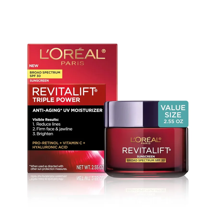 L'Oreal Paris Revitalift Triple Power SPF 30 Face Moisturizer