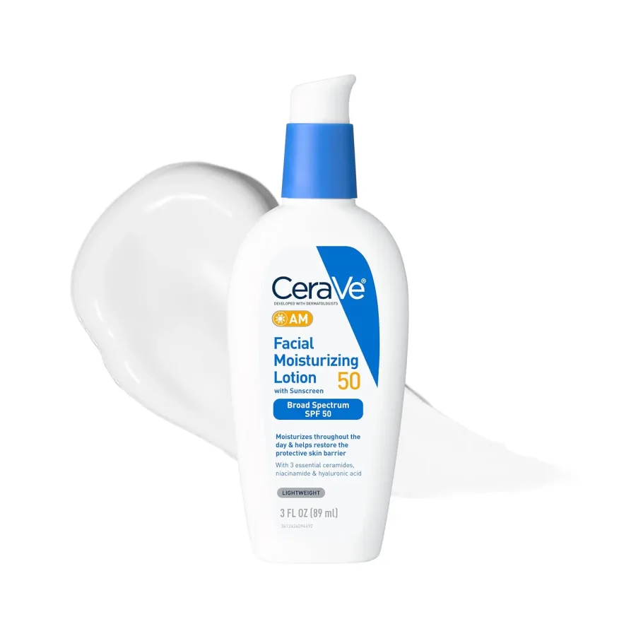 CeraVe AM Facial Moisturizing Lotion SPF 50