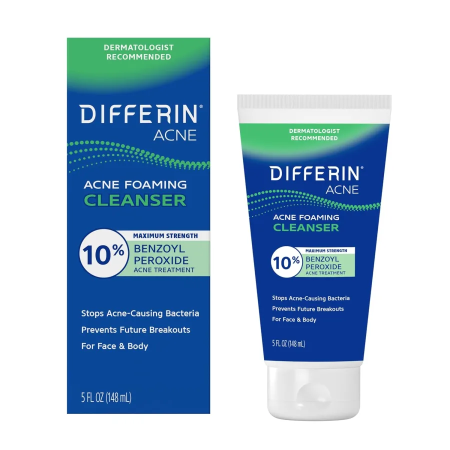 Differin Acne Foaming Cleanser Review: Fast, Effective, and Drying