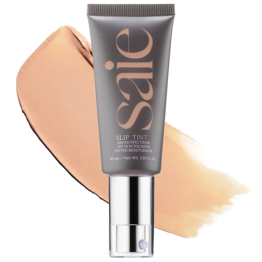 Saie Slip Tint Tinted Sunscreen for Face, SPF 35