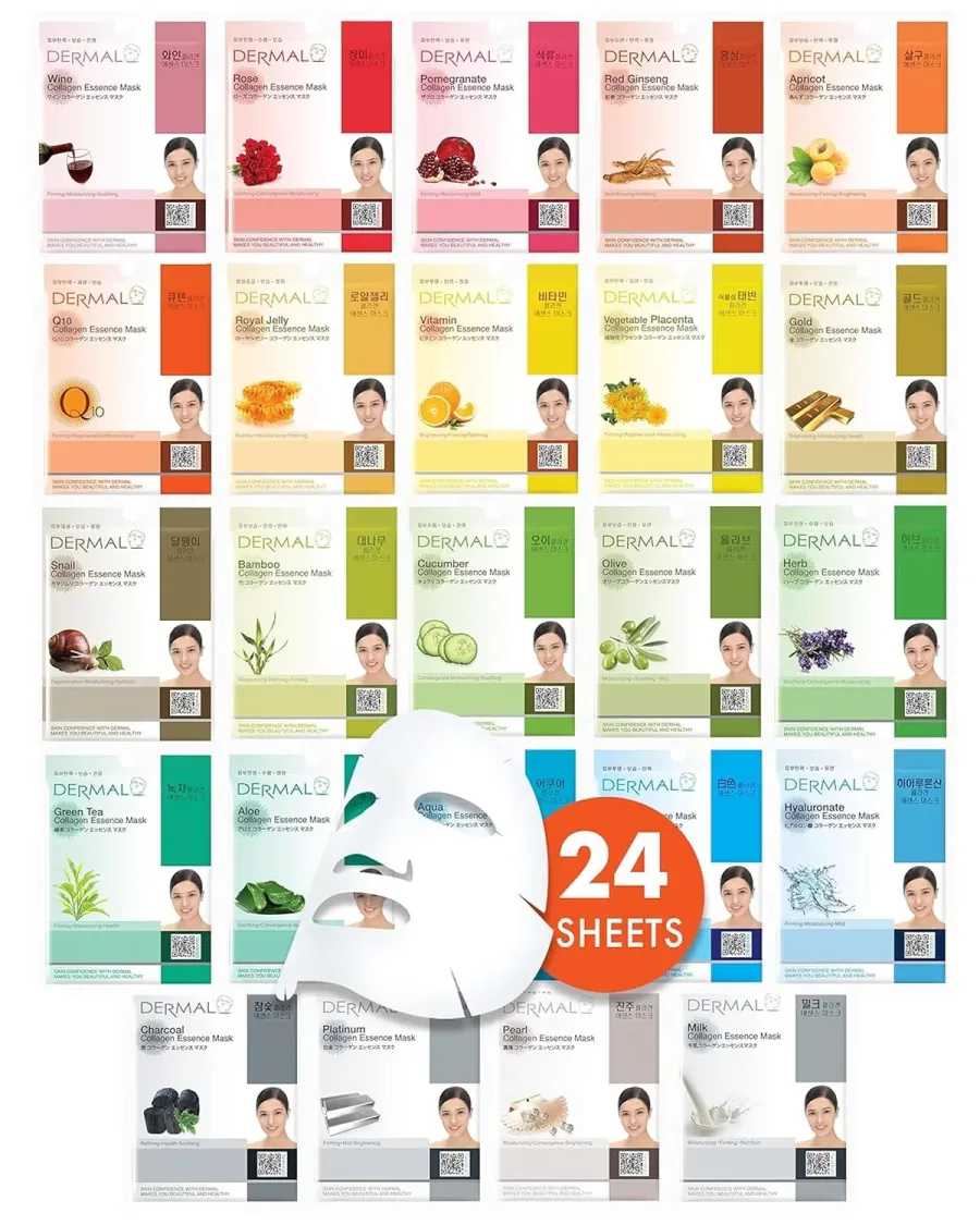 DERMAL 24 Combo Sheet Mask Review: The Cheapest Way to Mask Daily
