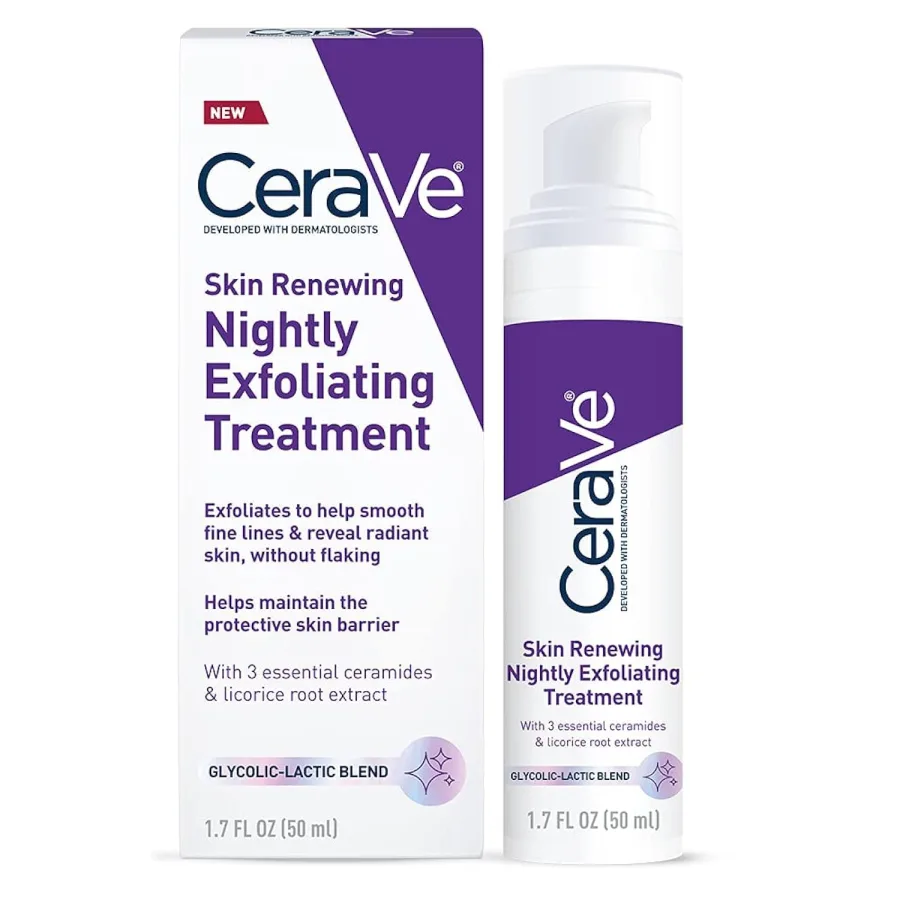CeraVe Skin Renewing Nightly Exfoliating Treatment Anti Aging Serum