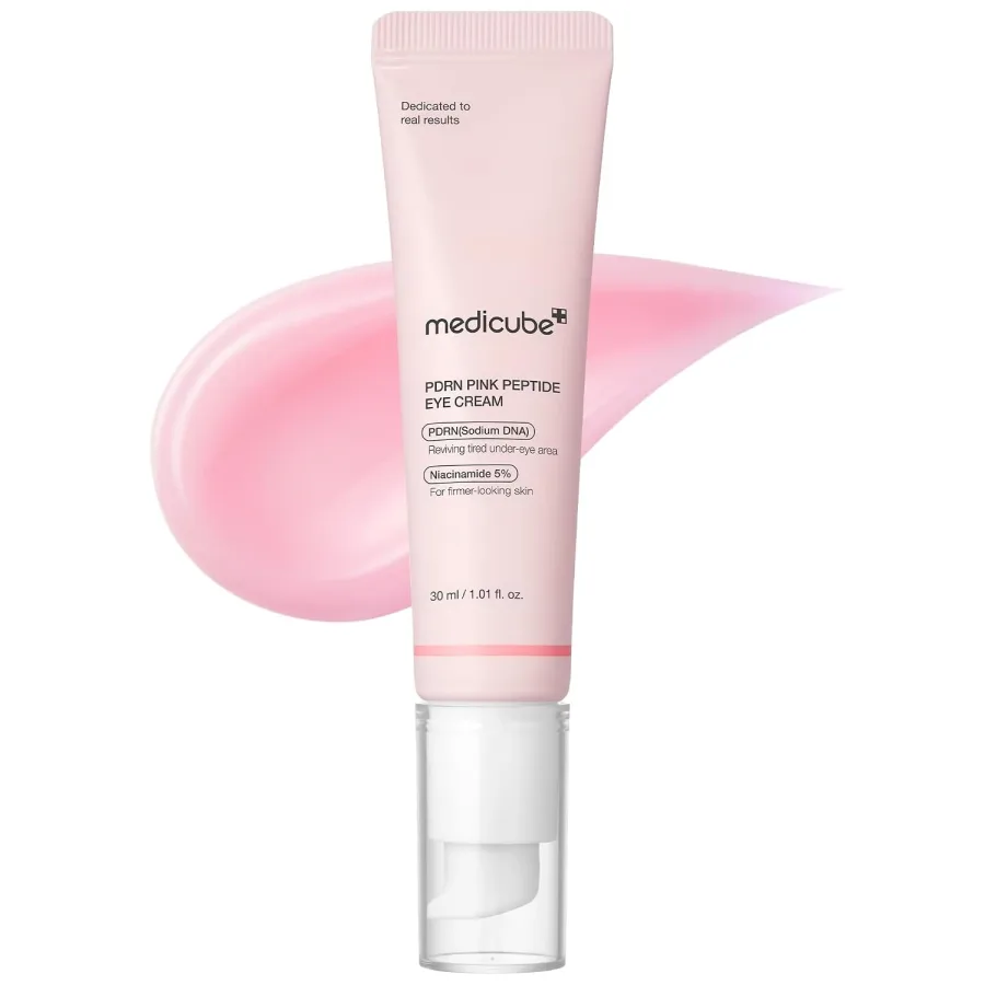 medicube Eye Serum with Salmon DNA PDRN and Pink Peptides tube