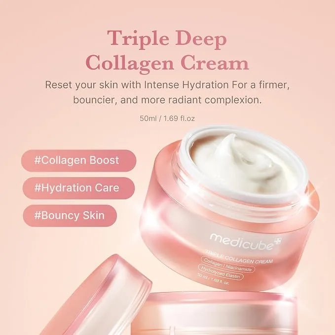 medicube Triple Collagen Cream for Hydrating & Firming Moisturizer, — photo 3