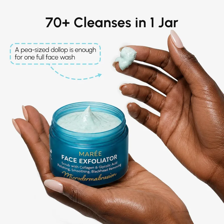 MAREE Face Exfoliator – Microdermabrasion Facial Scrub — photo 3