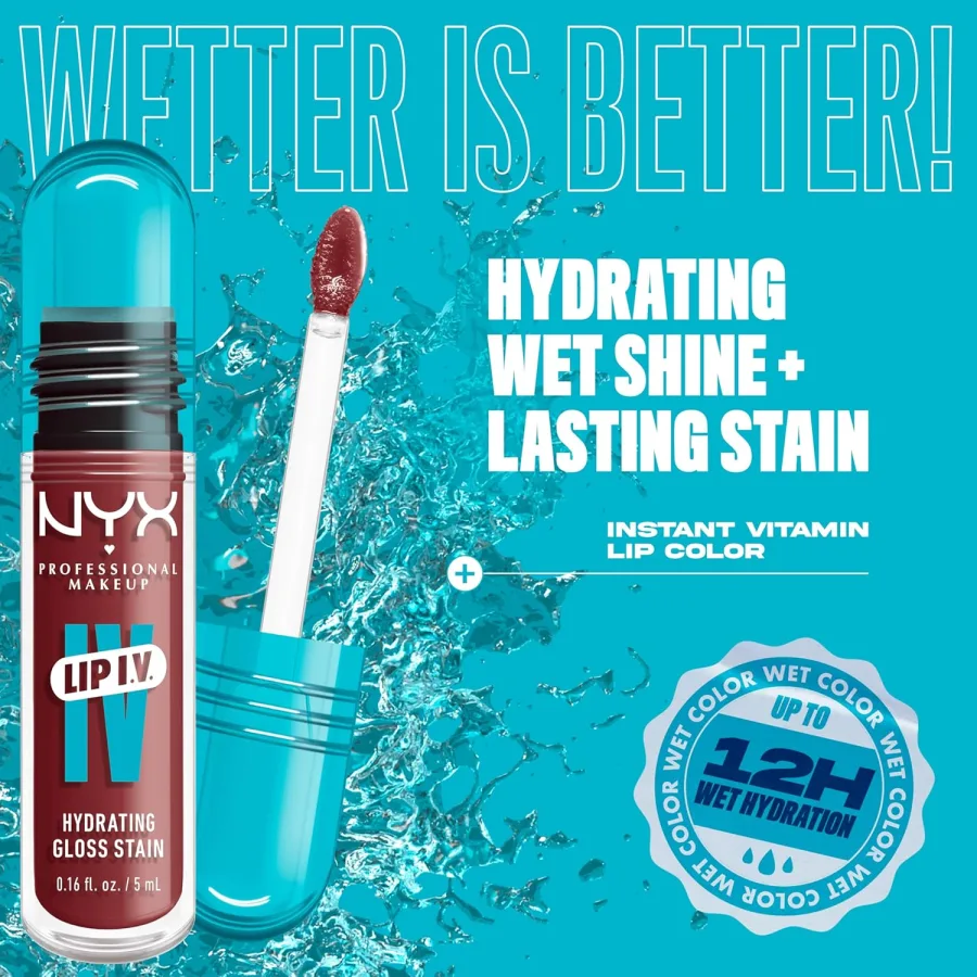NYX Professional Makeup Lip IV Hydrating Glossy Lip Stain — photo 3