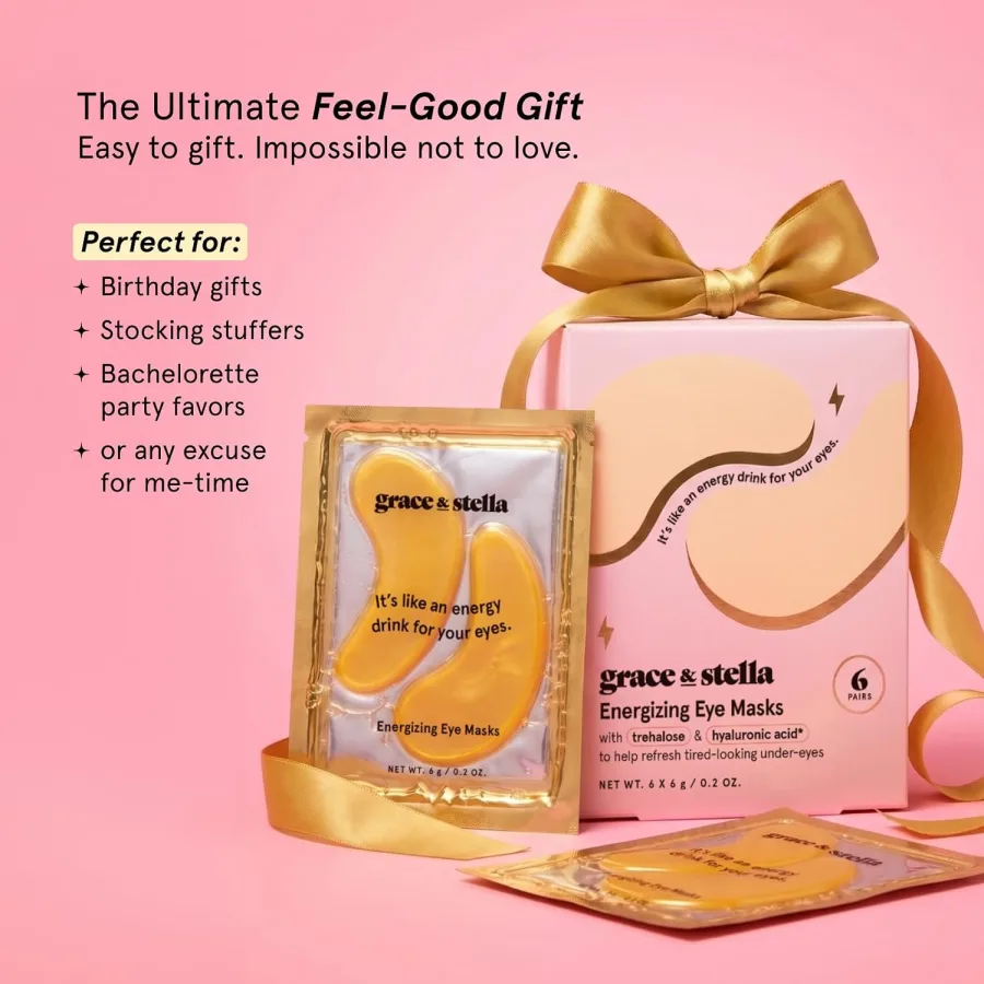 grace & stella Award Winning Gold Eye Patches — photo 2
