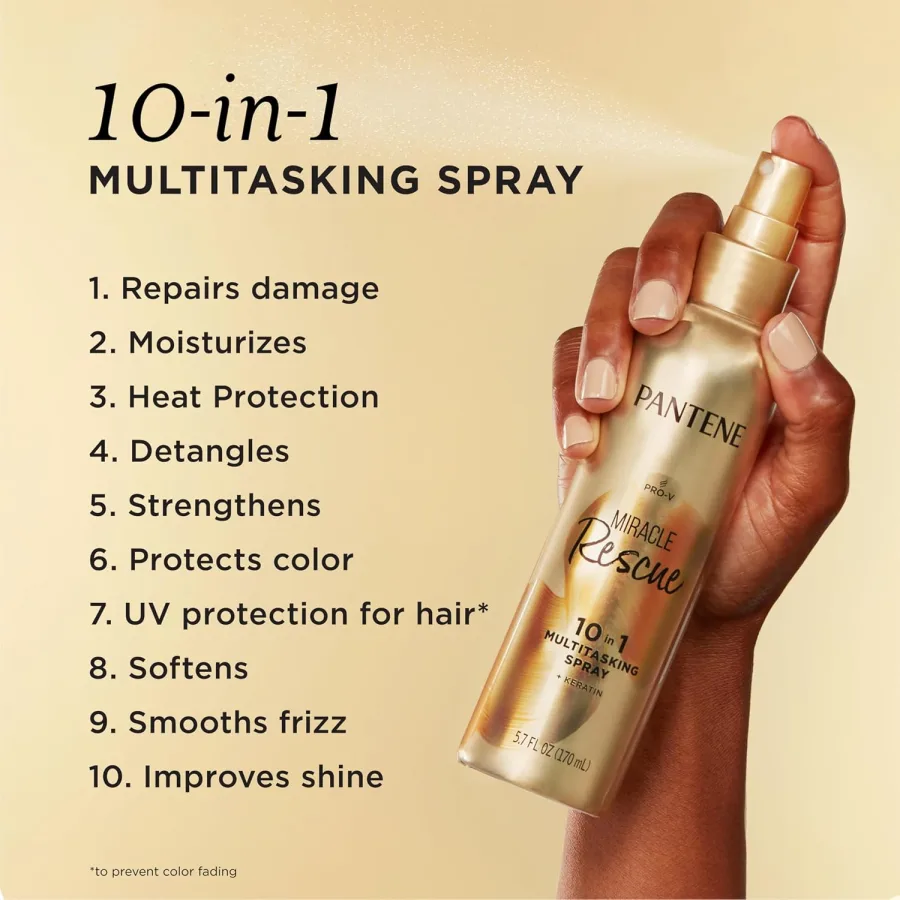 Pantene Miracle Rescue 10-in-1 Multitasking Spray — photo 3